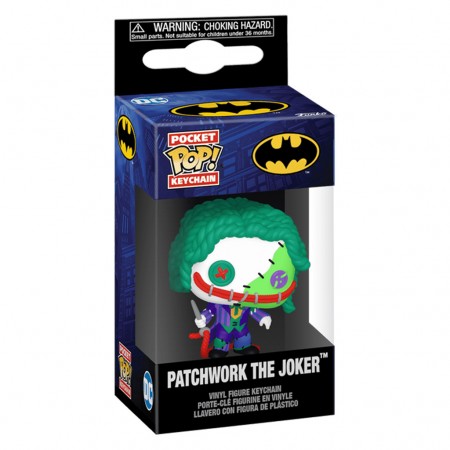 Chaveiro Funko Pop Keychain Dc Batman - Patchwork The Joker (80908)