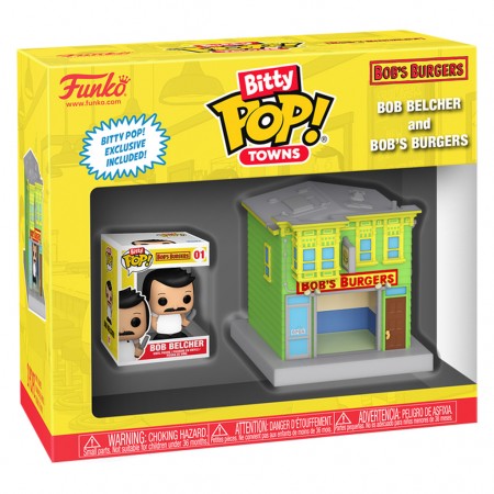 Funko Bitty Pop Towns Bob's Burgers - Bob Belcher And Bob's Burgers (83641)