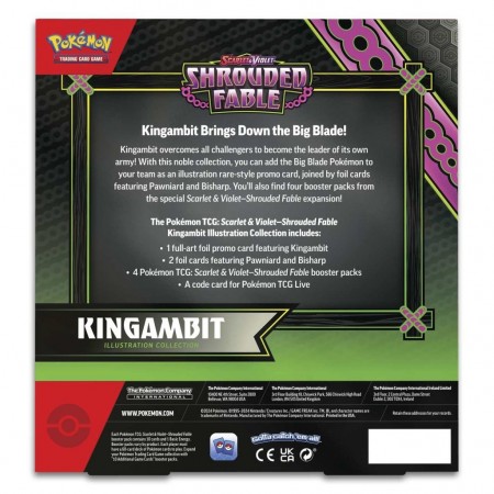 Cartas Pokmon Tcg: Scarlet & Violet-shrouded Fable Kingambit Illustration Collection (41246)