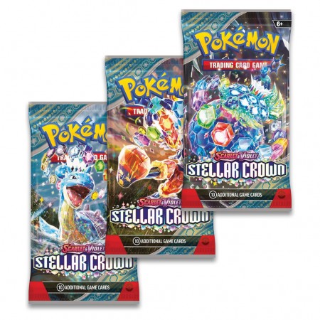Cartas Pokmon Tcg: Scarlet & Violet - Stella Crown 3-booster Pack