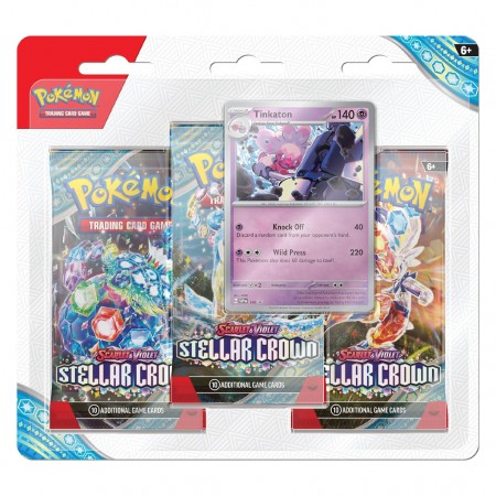 Cartas Pokmon Tcg: Scarlet & Violet - Stella Crown 3-booster Pack