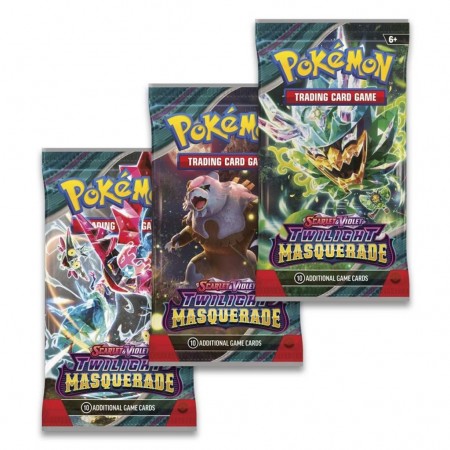 Cartas Pokmon Tcg: Scarlet & Violet - Twilight Masquerade 3-booster Packs (snorlax)