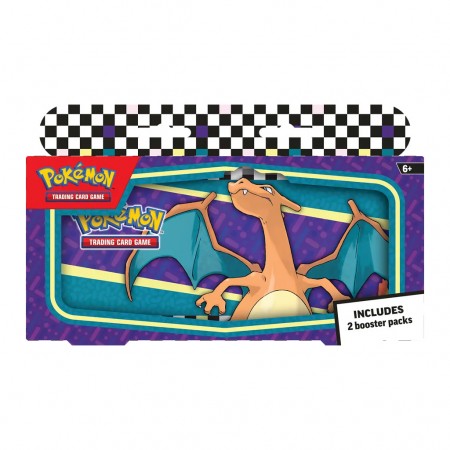 Estojo Pokemon Tcg Pencil Case Bts 2024 (inclui 2 Booster Packs)