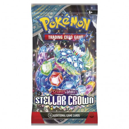 Cartas Pokmon Tcg: Scarlet & Violet Stellar Crown Booster Pack (unidade)