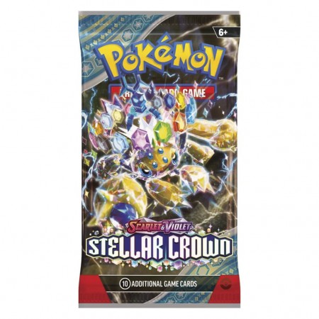 Cartas Pokmon Tcg: Scarlet & Violet Stellar Crown Booster Pack (unidade)