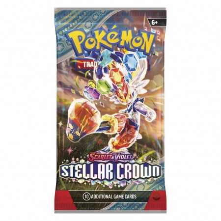 Cartas Pokmon Tcg: Scarlet & Violet Stellar Crown Booster Pack (unidade)