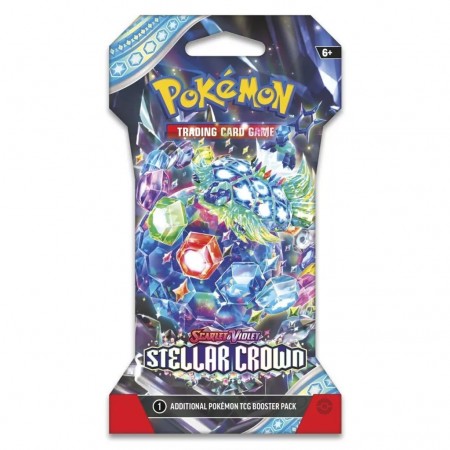 Cartas Pokmon Tcg: Scarlet & Violet Stellar Crown Sleeved Booster Pack (9007