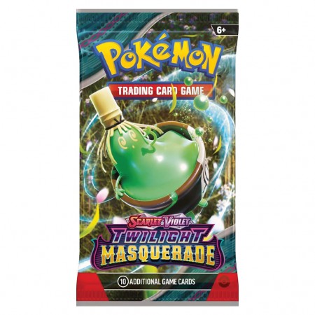 Cartas Pokemon Tcg: Scarlet And Violet Twilight Masquerade Booster Pack (3401)