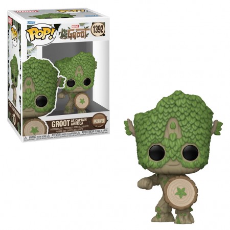 Funko Pop Marvel We Are Groot - Groot As Captain America 1392