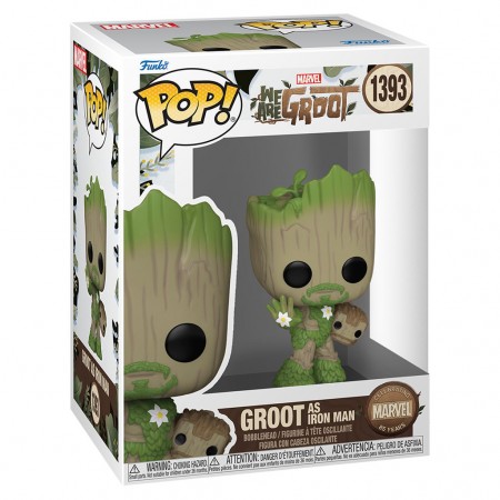 Funko Pop Marvel We Are Groot - Groot As Iron Man 1393