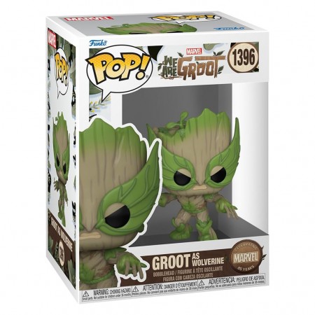 Funko Pop Marvel We Are Groot - Groot As Wolverine 1396