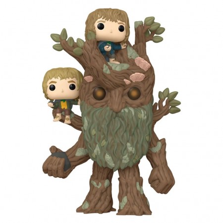 Funko Pop Movies The Lord Of The Rings - Treebeard With Merry & Pippin 1579