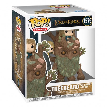 Funko Pop Movies The Lord Of The Rings - Treebeard With Merry & Pippin 1579