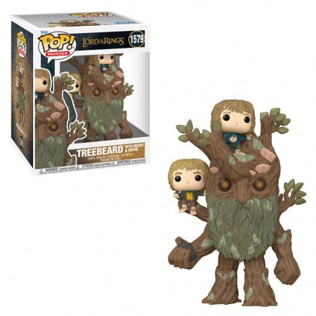 Funko Pop Movies The Lord Of The Rings - Treebeard With Merry & Pippin 1579