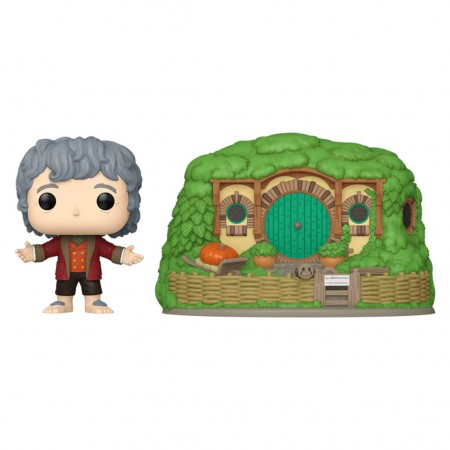Funko Pop Town The Lord Of The Rings - Bilbo Baggins With Bag-end 39