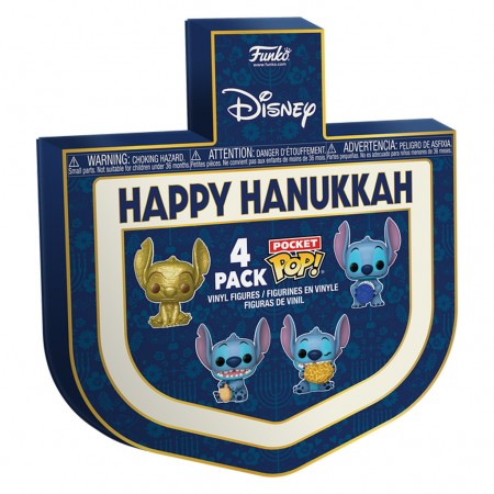 Funko Pocket Pop Disney Happy Hanukkah Stitch 4-pack