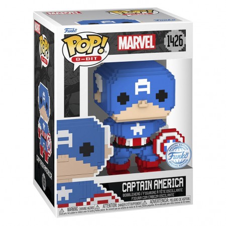 Funko Pop 8-bit Marvel Exclusive - Captain America 1426
