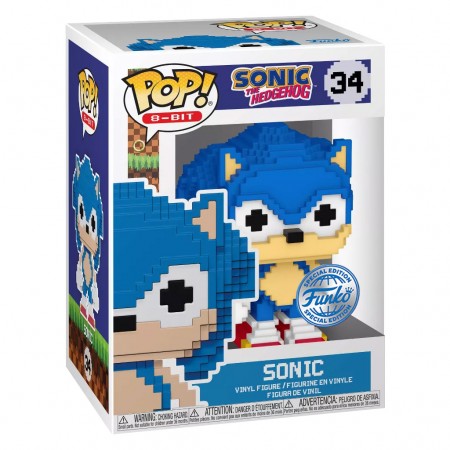 Funko Pop 8-bit Sonic The Hedgehog Exclusive - Sonic 34