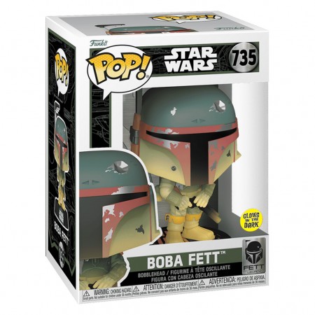 Funko Pop Star Wars - Boba Fett 735 (glows In The Dark)