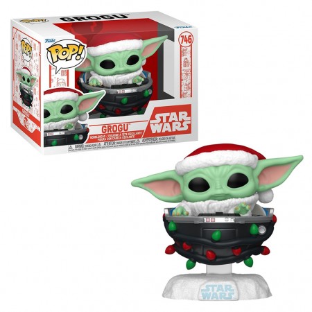 Funko Pop Star Wars: The Mandalorian Holiday - Grogu 746