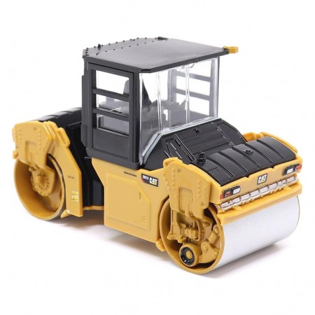 Trator Rolo Compactador Diecast Masters: Cat Cb-13 Tandem Vibratory Roller - Escala 1/64 (44869)