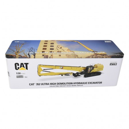 Escavadeira Diecast Masters: Cat 352 Ultra High Demolition Hydraulic Excavator - Escala 1/50 (85663)