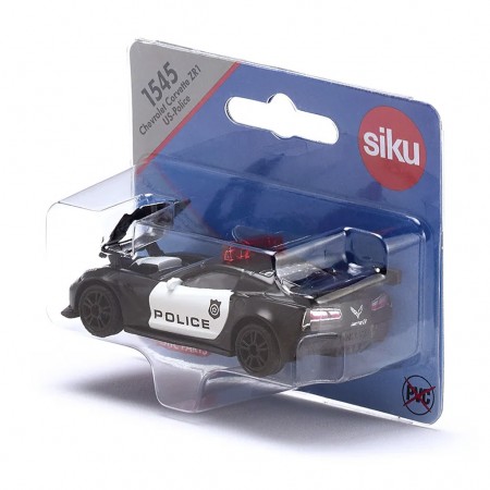 Carro Siku Chevrolet Corvette Zr1 Us-police (5450)