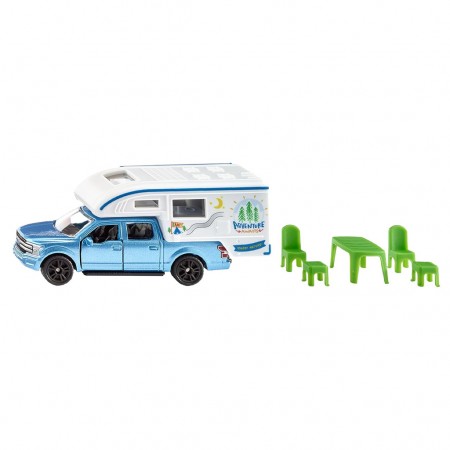 Carro Siku Ford F150 Pick-up Camper (6938)