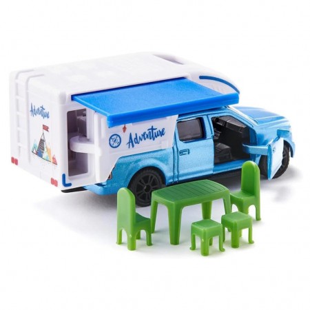 Carro Siku Ford F150 Pick-up Camper (6938)