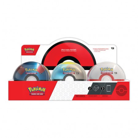 Pokmon Tcg: Pokeball Tin Display 6-pack (3315)