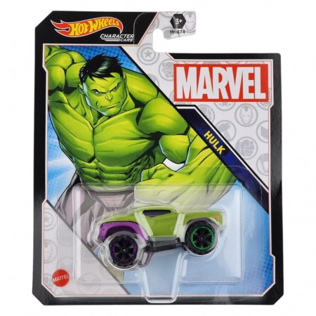 Carro Hot Wheels Character Cars Marvel - Hulk (4069)
