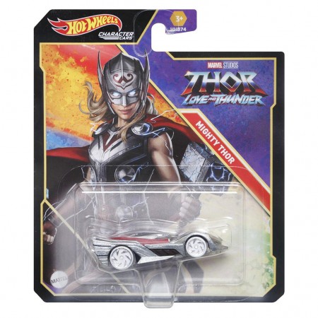 Carro Hot Wheels Character Cars Marvel Thor: Love And Thunder - Mighty Thor (6296)