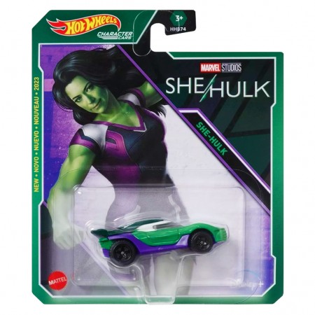 Carro Hot Wheels Character Cars Marvel - She-hulk (6340)