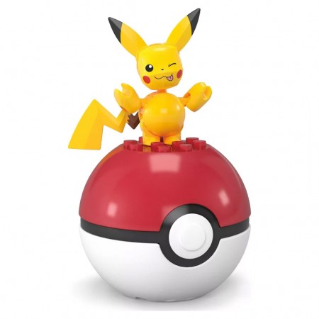 Pokebola Pokemon Mega Construx Mattel - Pikachu (1024)