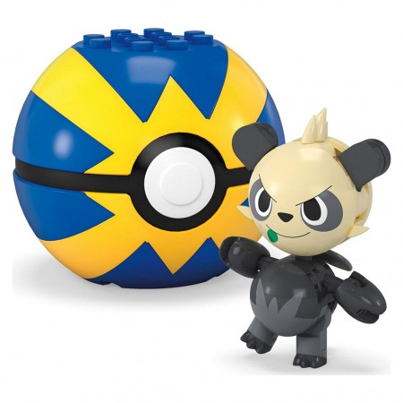 Pokebola Pokemon Mega Construx Mattel - Pancham (8974)