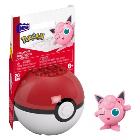 Pokebola Pokemon Mega Construx Mattel - Jigglypuff (0942)