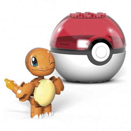 Pokbola Pokemon Mega Construx Mattel - Charmander (1062)