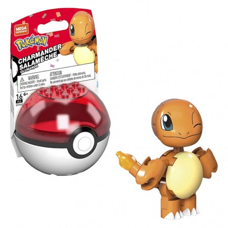 Pokbola Pokemon Mega Construx Mattel - Charmander (1062)