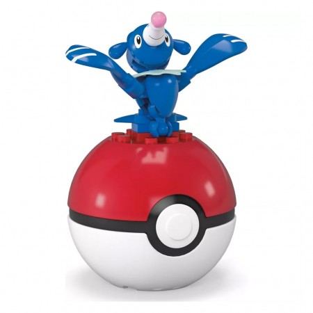 Pokebola Pokemon Mega Construx Mattel - Popplio (8929)