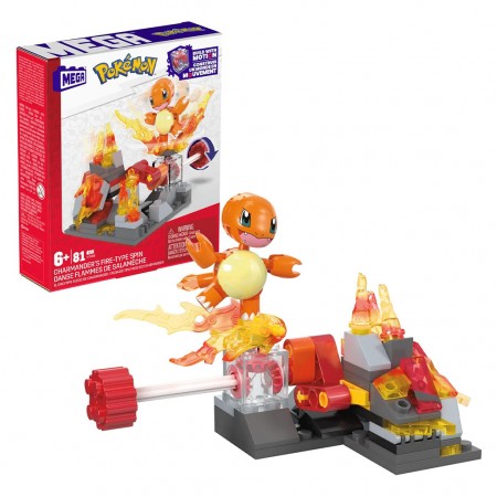 Boneco Mattel: Mega Pokmon - Charmander's Fire-type Spin (0935)