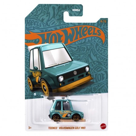 Carro Hot Wheels 56th Anniversary 4/6 - Tooned Volkswagen Golf Mk1 (9088)