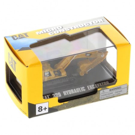 Miniatura Diecast Masters: Cat Micro Constructor 320 Hydraulic Excavator (85977db)