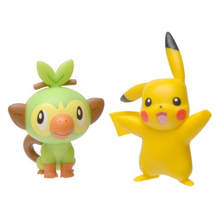 Boneco Pokemon Battle Figure Pack - Grookey & Pikachu (6251)