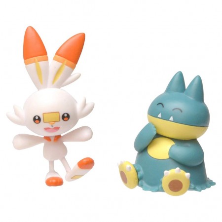Boneco Pokemon Battle Figure Pack - Munchlax & Scorbunny (6268)