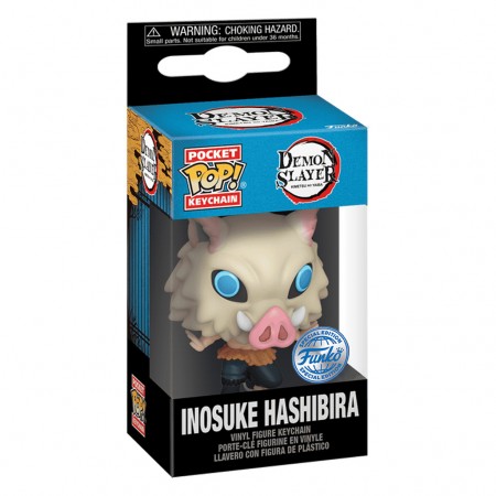 Chaveiro Funko Pop Keychain Demon Slayer: Kimetsu No Yaiba - Inosuke Hashibira 7th Form (68865)