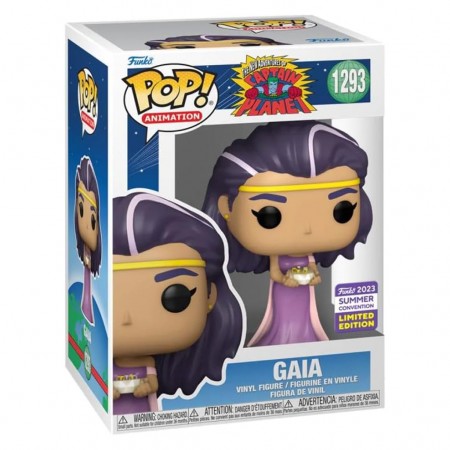Funko Pop Animation The New Adventures Of Captain Planet San Dieco Comic Con 2023 - Gaia 1293