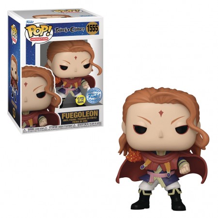 Funko Pop Animation Black Clover Exclusive - Fuegoleon 1555 (glows In The Dark)