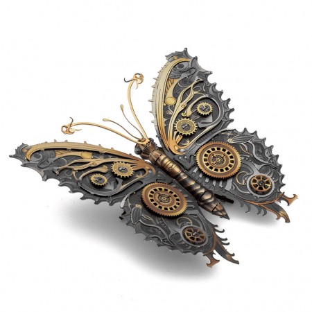 Miniatura de Montar Metal Earth - Steampunk Butterfly (me1021)