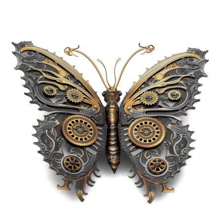 Miniatura de Montar Metal Earth - Steampunk Butterfly (me1021)
