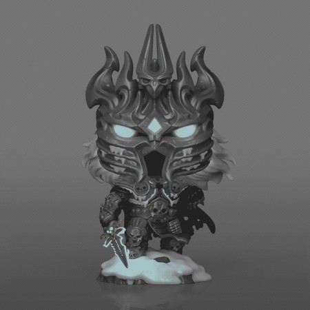 Funko Pop Games World Of Warcraft Exclusive - The Lich King (glows In The Dark) 12